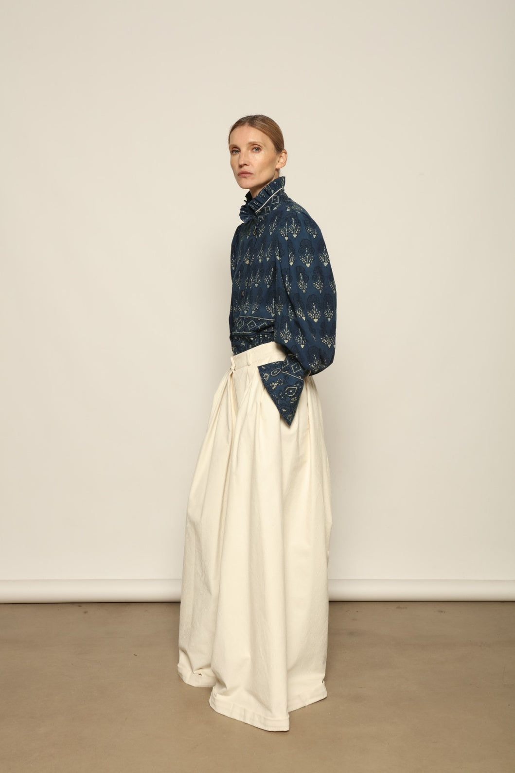 Karin Blouse with Volant - House of Woven Stories