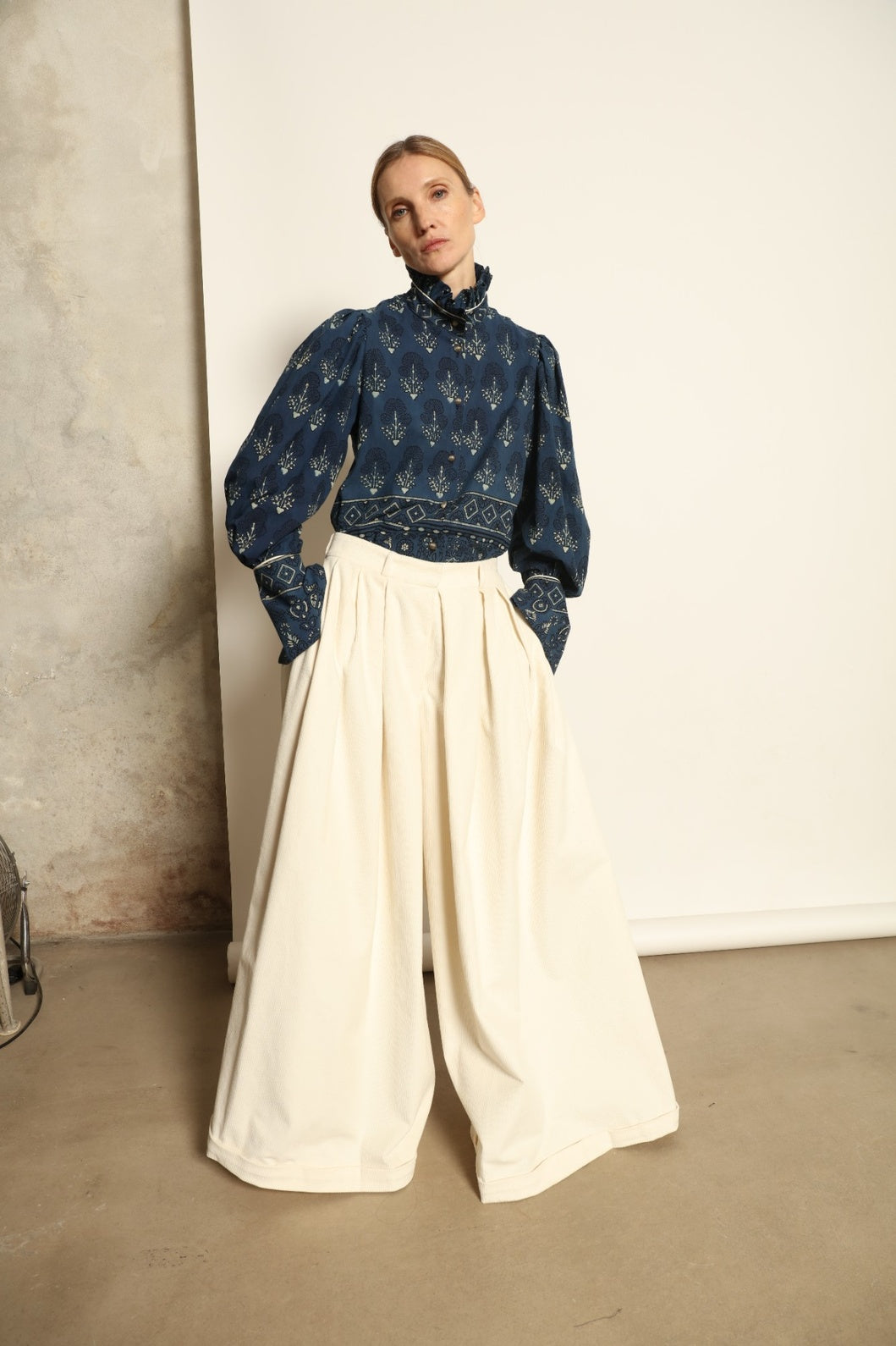 Karin Blouse with Volant - House of Woven Stories