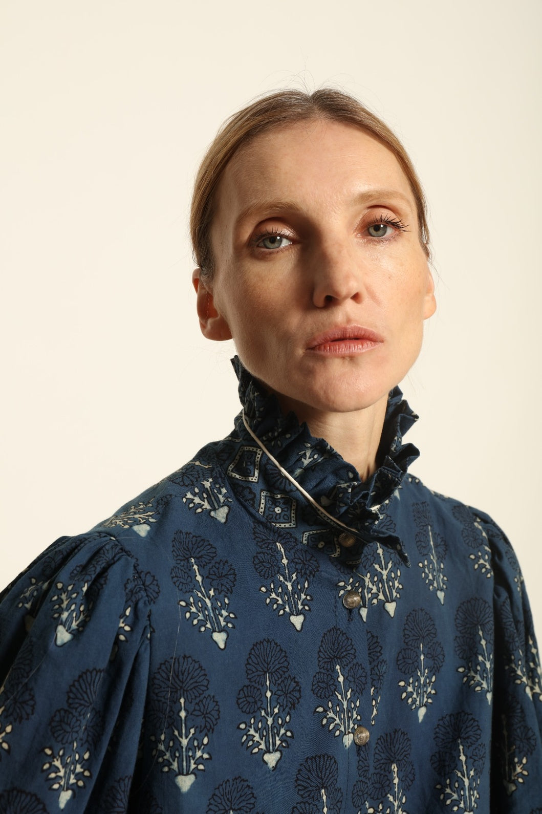 Karin Blouse with Volant - House of Woven Stories