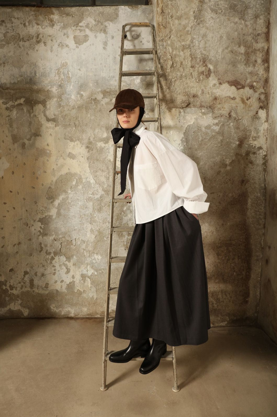 Bettina Optic White Blouse - House of Woven Stories