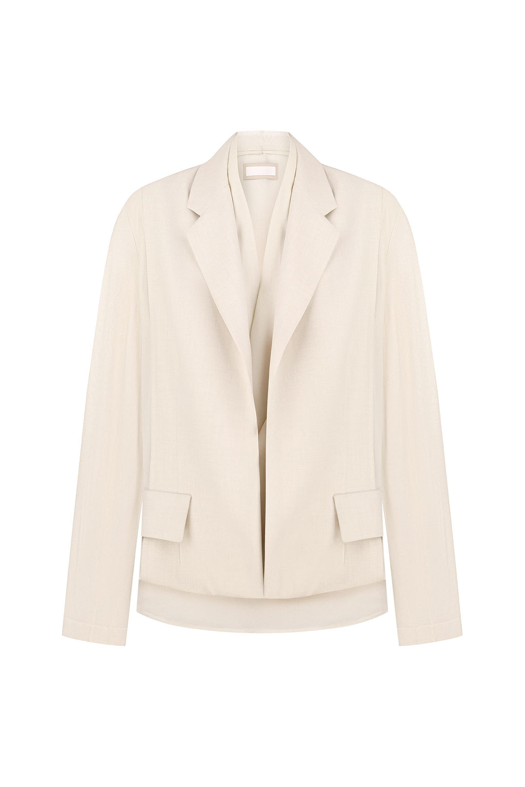 Layered Tucked-Hem Jacket - Litkovska