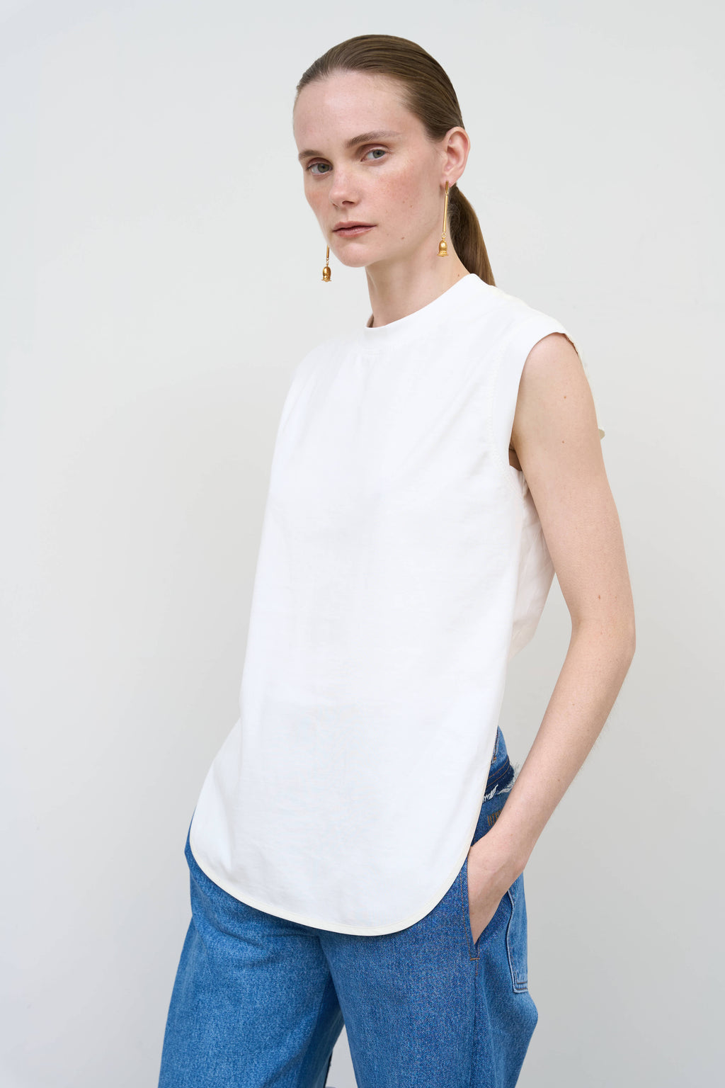 Criss-Cross Back T-Shirt - Litkovska