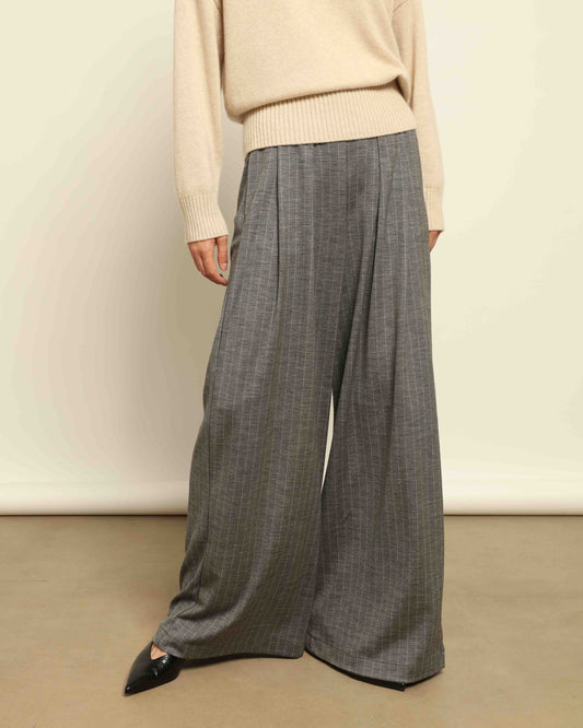 Parigi Pinstriped Trousers - House of Woven Stories
