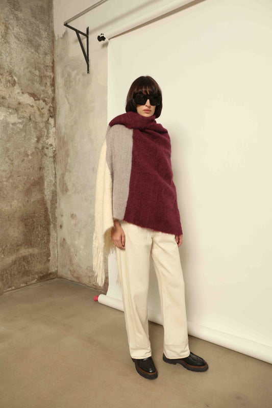 Throw Maxi Mohair Scarf - Allamanda Design
