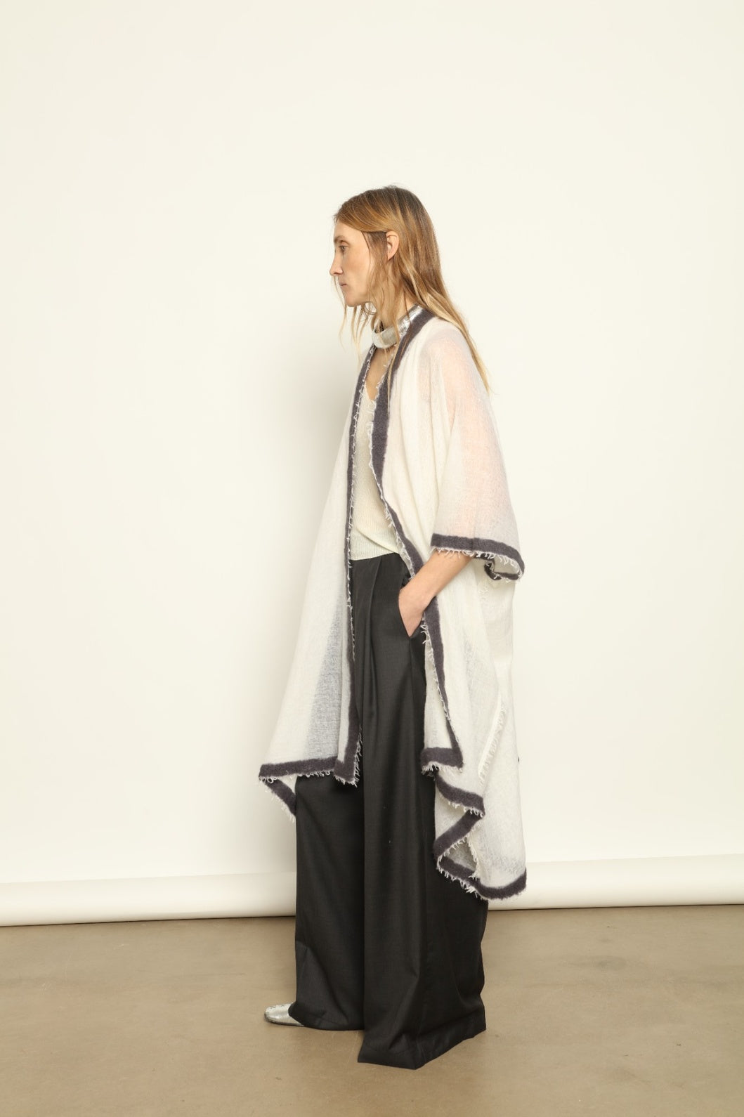 Natural White Cardigan - Mirror in the Sky