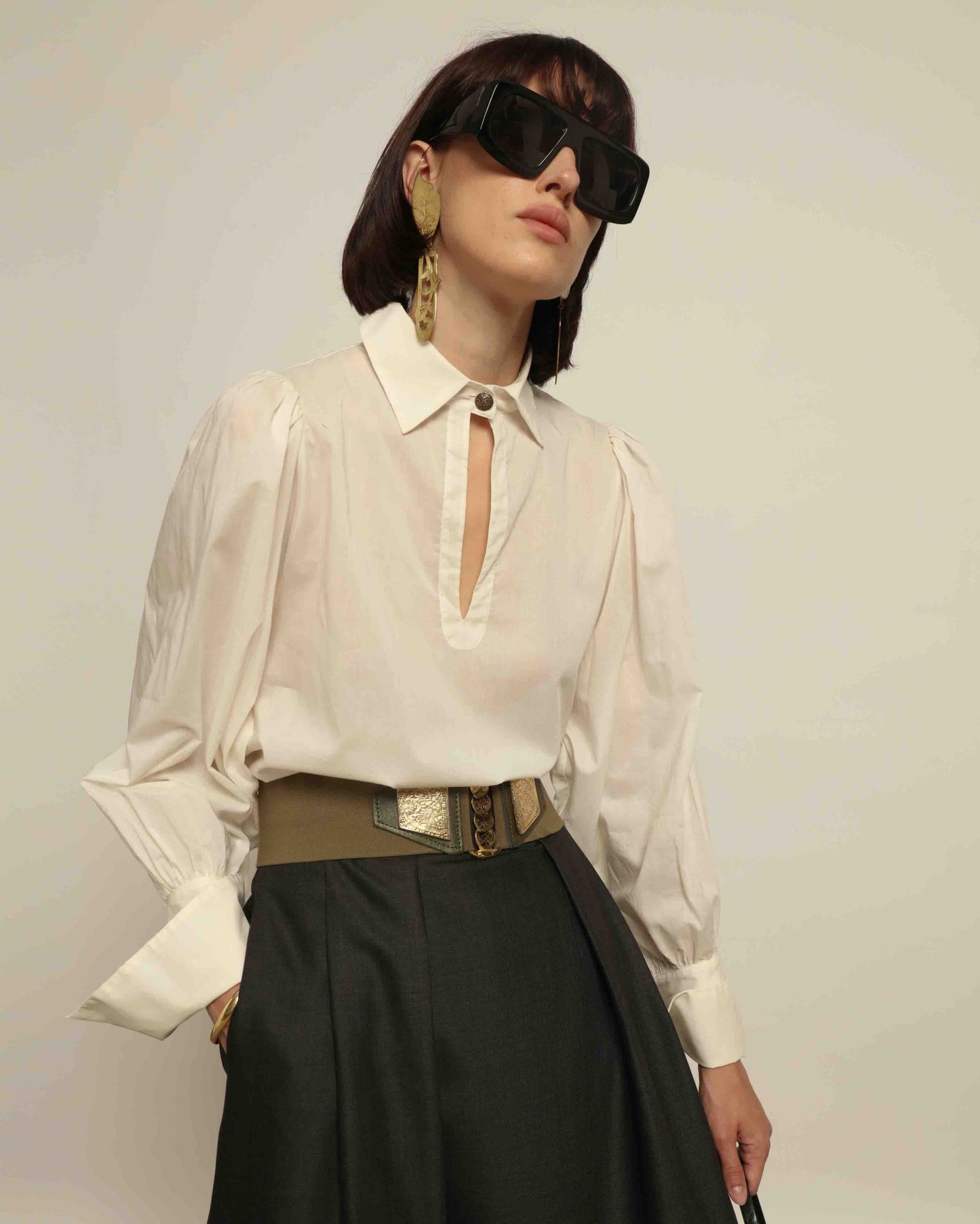 Diana Cotton Blouse - House of Woven Stories