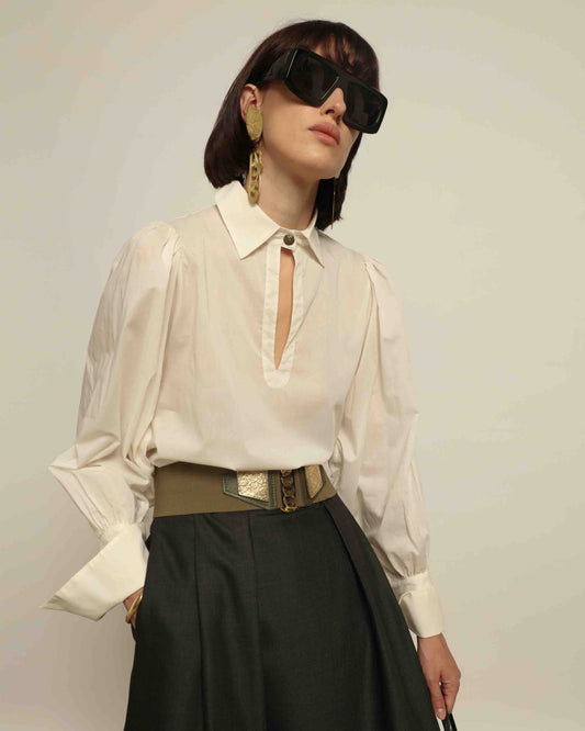 Diana Cotton Blouse - House of Woven Stories