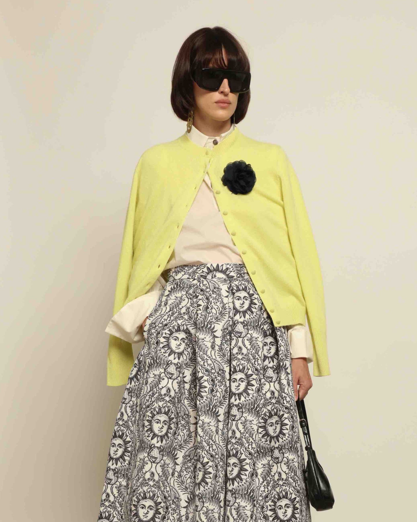 Poppy Yellow Nathalie Coreana Cardigan - House of Woven Stories