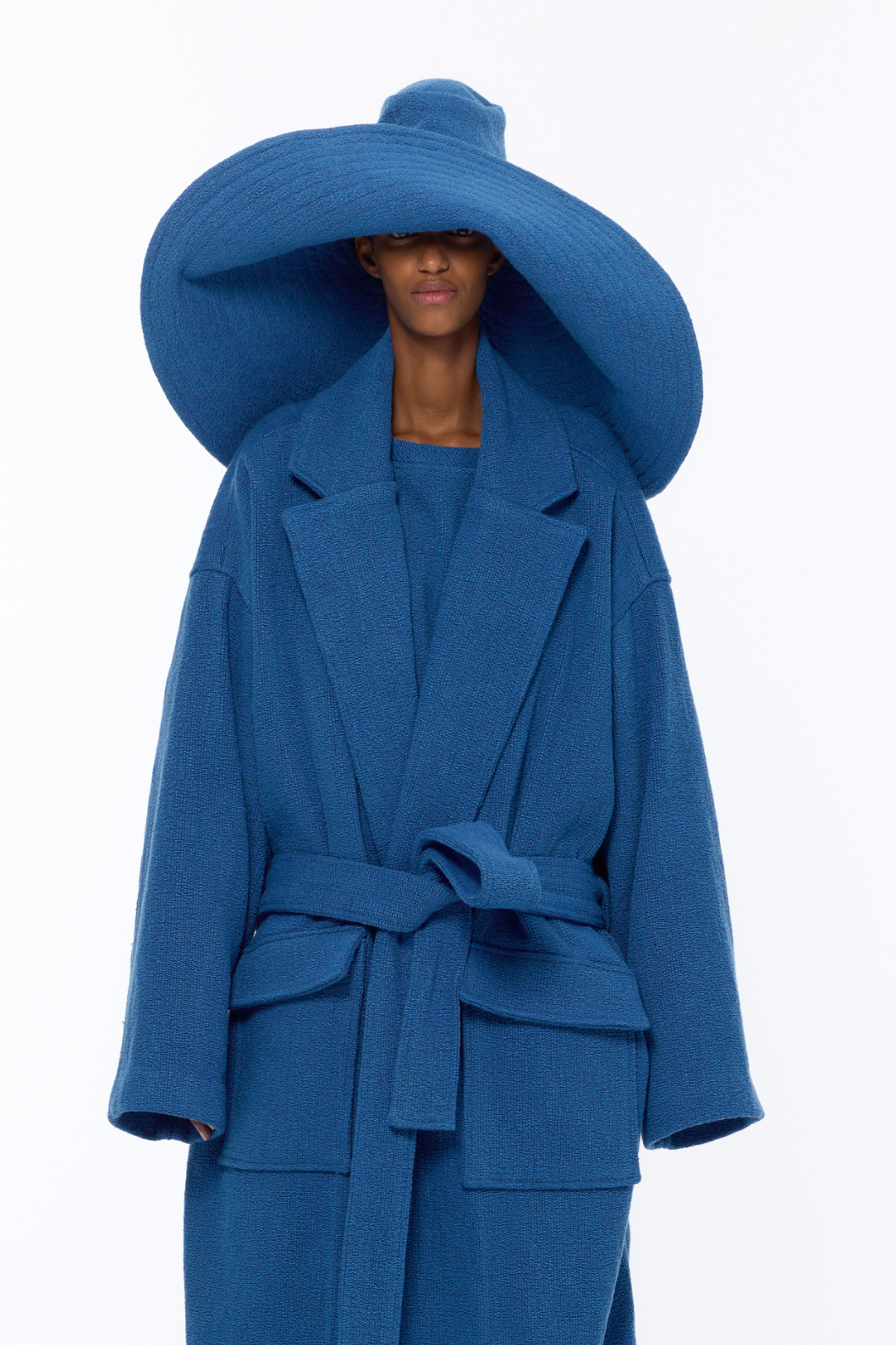 The French Blue Boucle Pamela Hat - Marrakshi Life