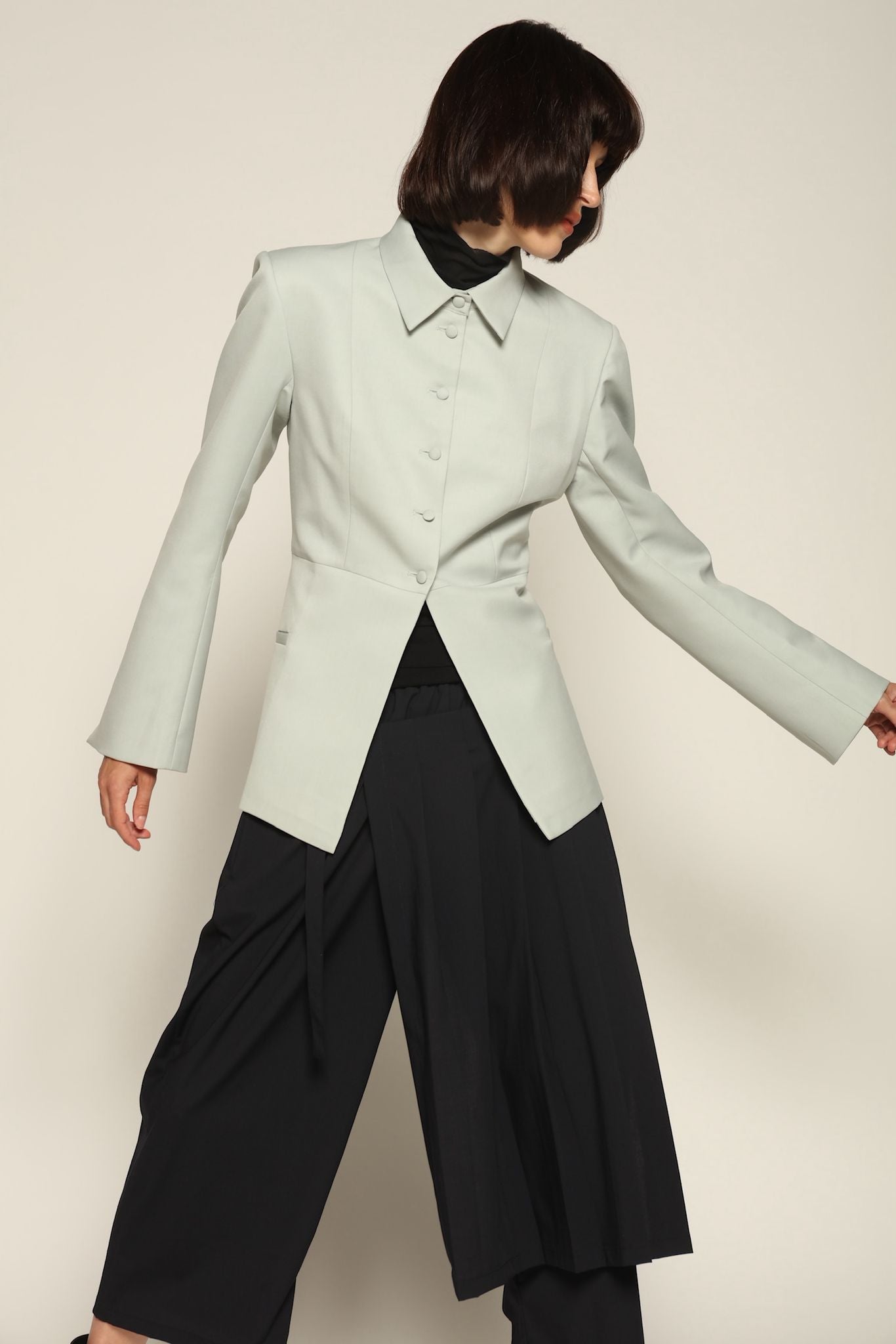 Navy Blue Om Pants