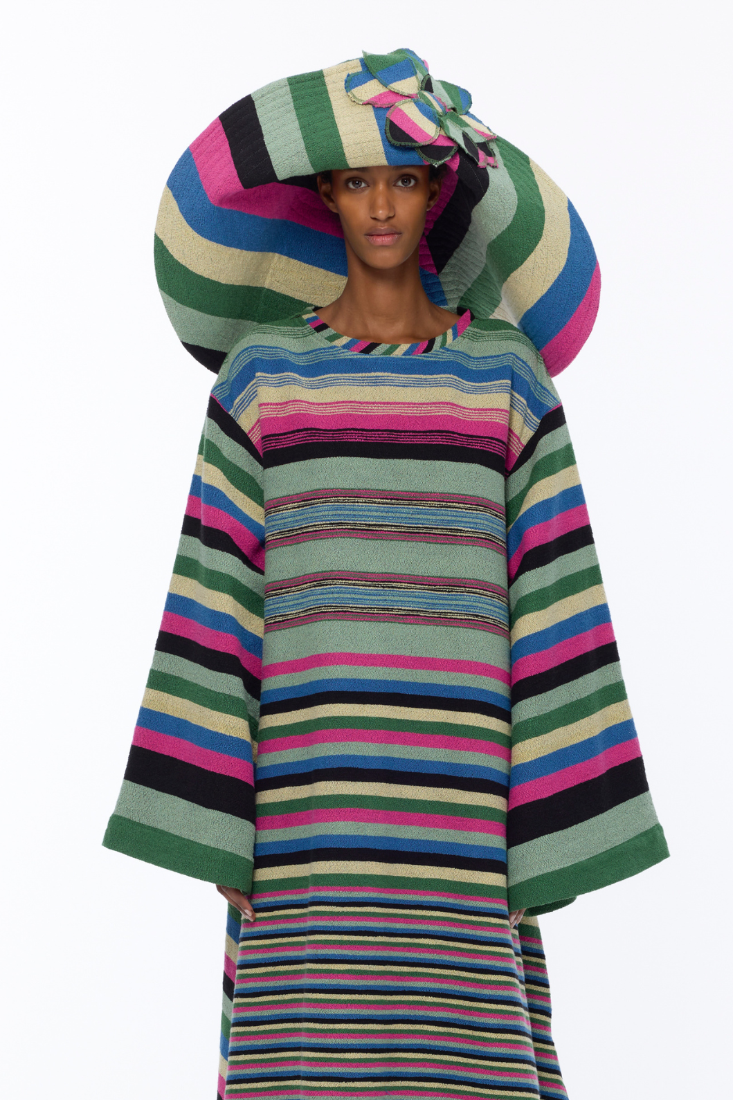 The Multicolor Boucle Pamela Hat - Marrakshi Life