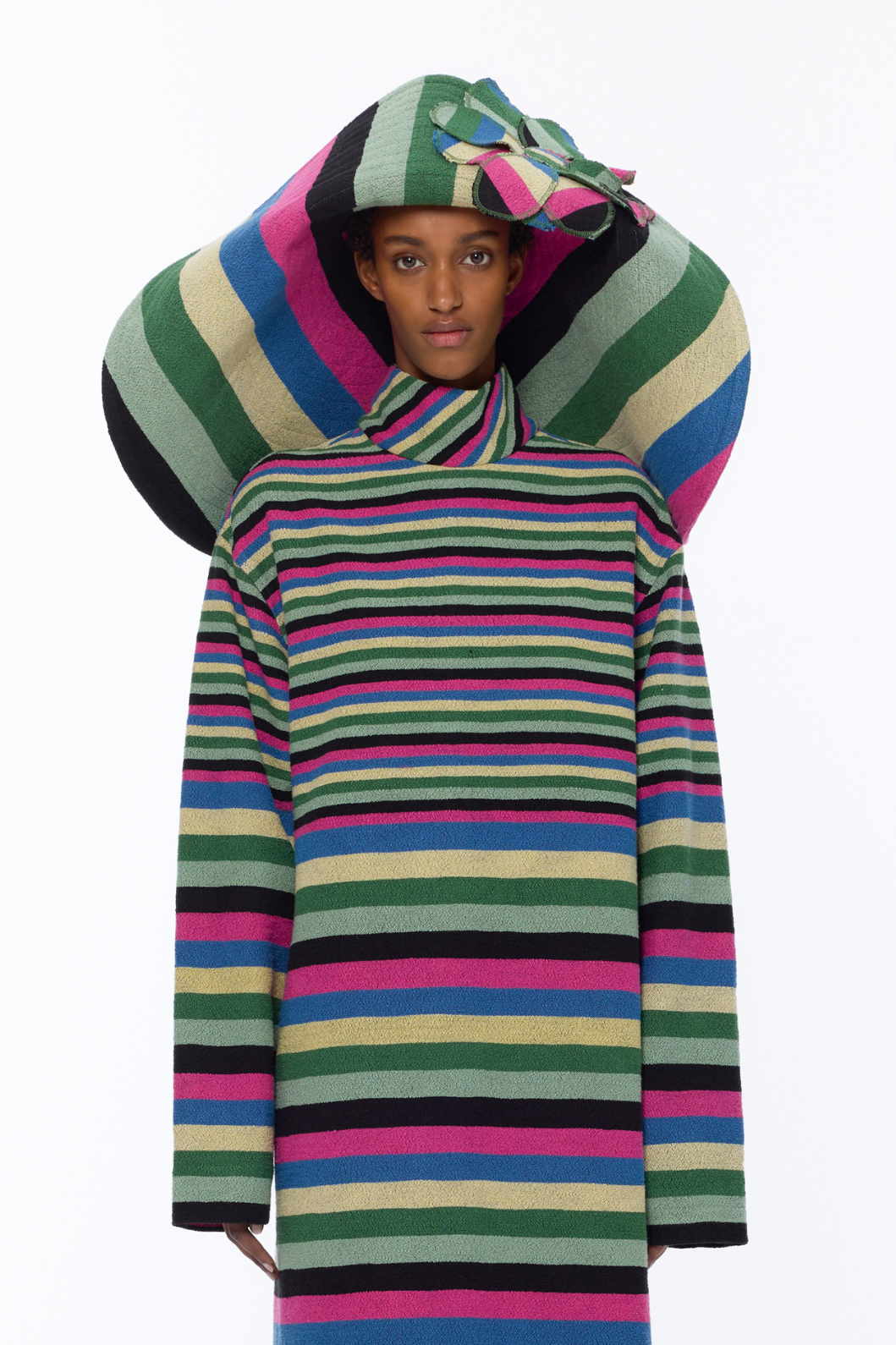 The Multicolor Boucle Pamela Hat - Marrakshi Life