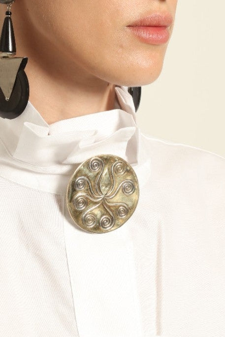 Vintage Octopus Silver Brooch/Pendant