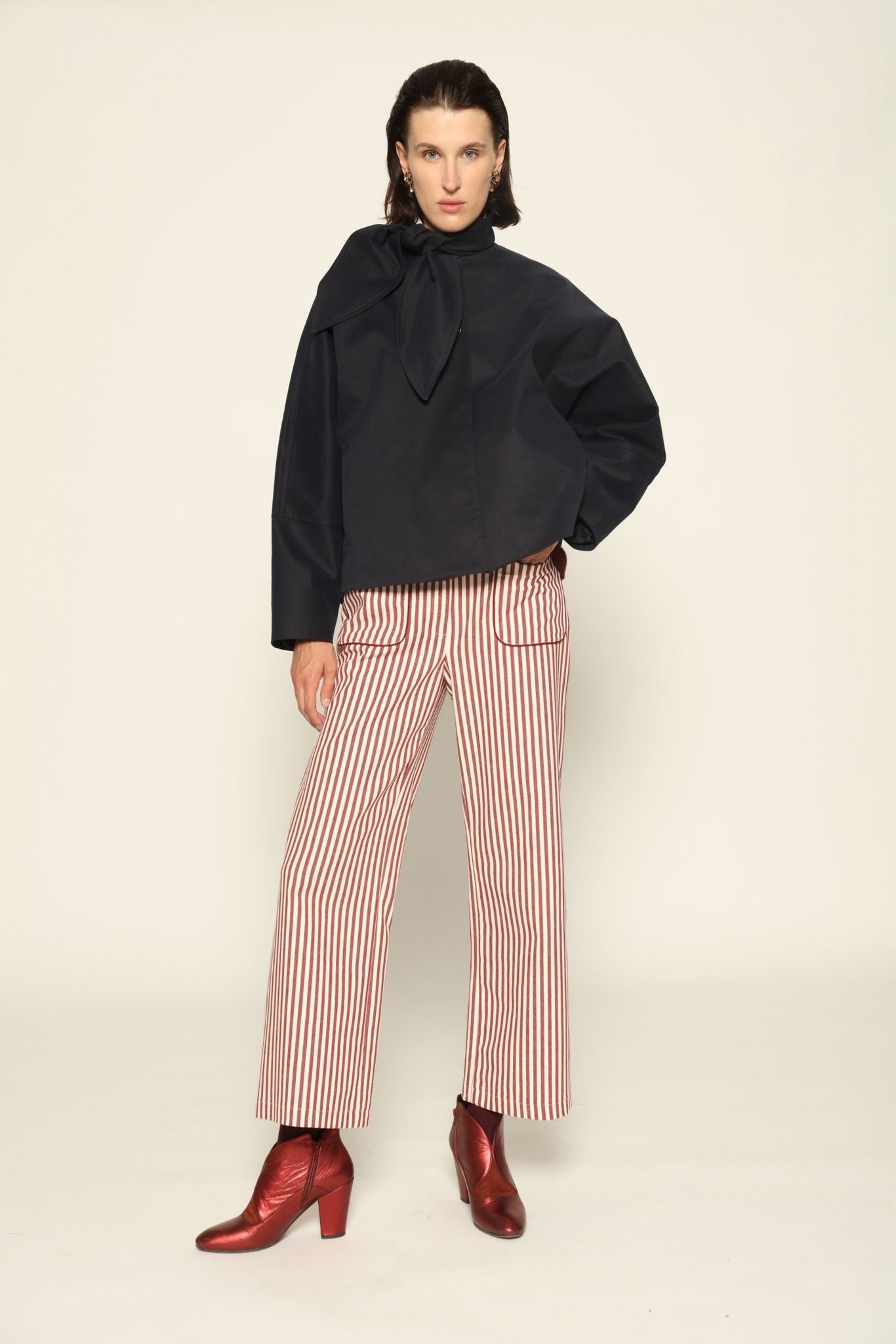 Clinta Striped Trousers