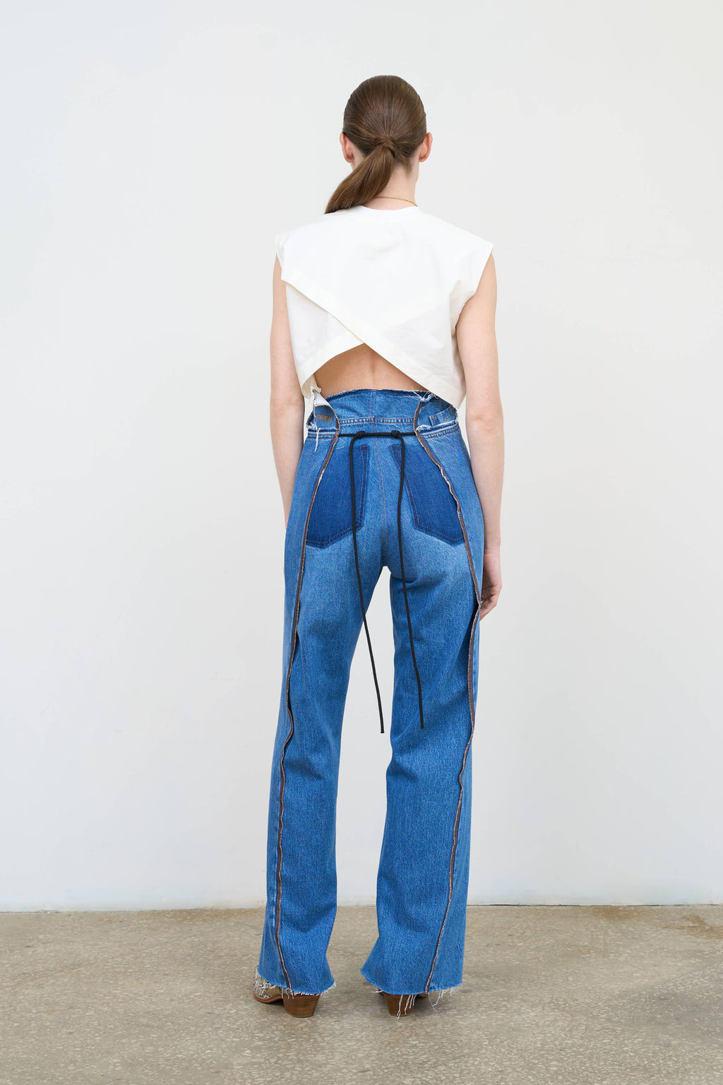 Criss-Cross Back T-Shirt - Litkovska