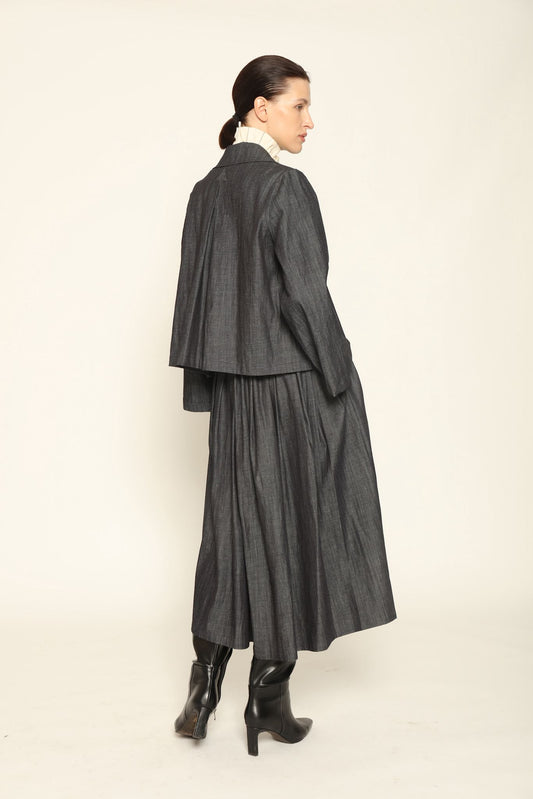 Katharina Ink Denim Jacket - House of Woven Stories