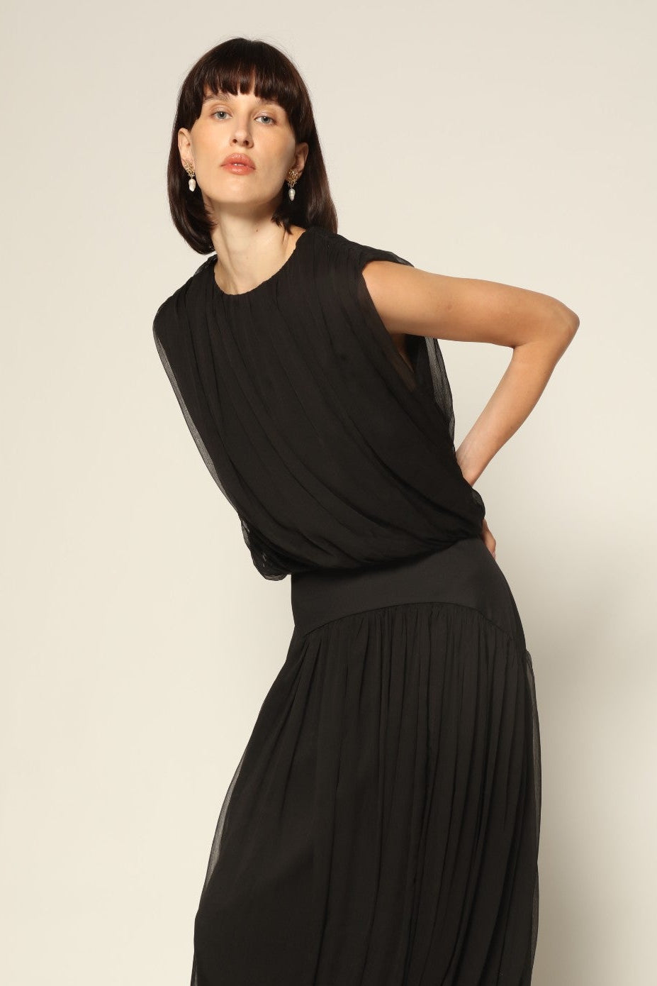Twisted Bubble Top - Abadia