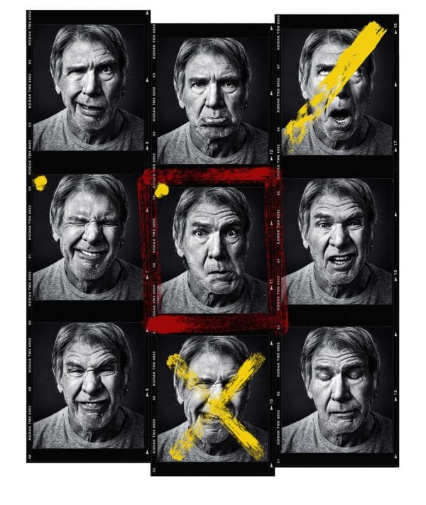 Andy Gotts celebrity portrait photography book cover showing dramatic black and white photo
