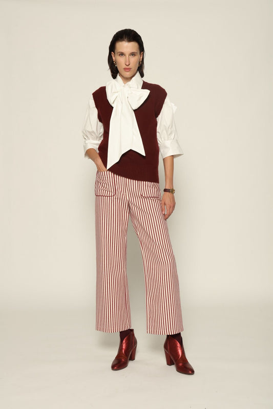 Clinta Striped Trousers