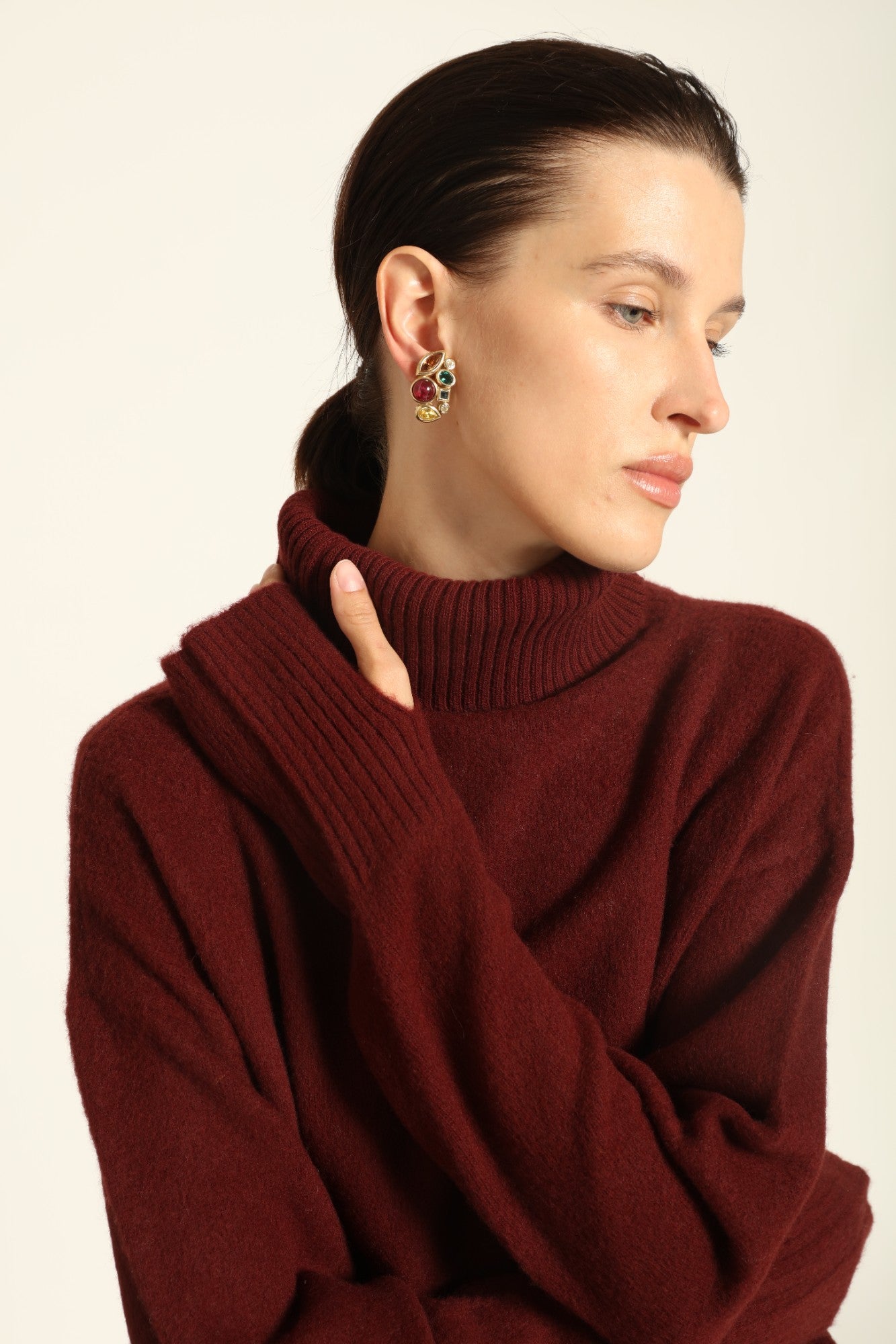 Pierre Lang Signed Ear Clips