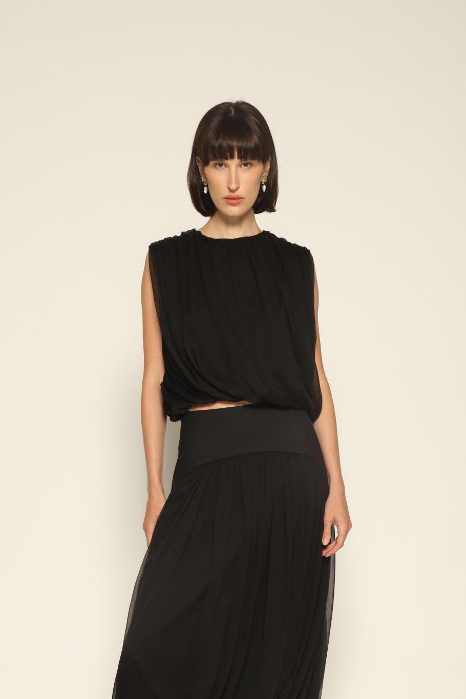 Twisted Bubble Top - Abadia