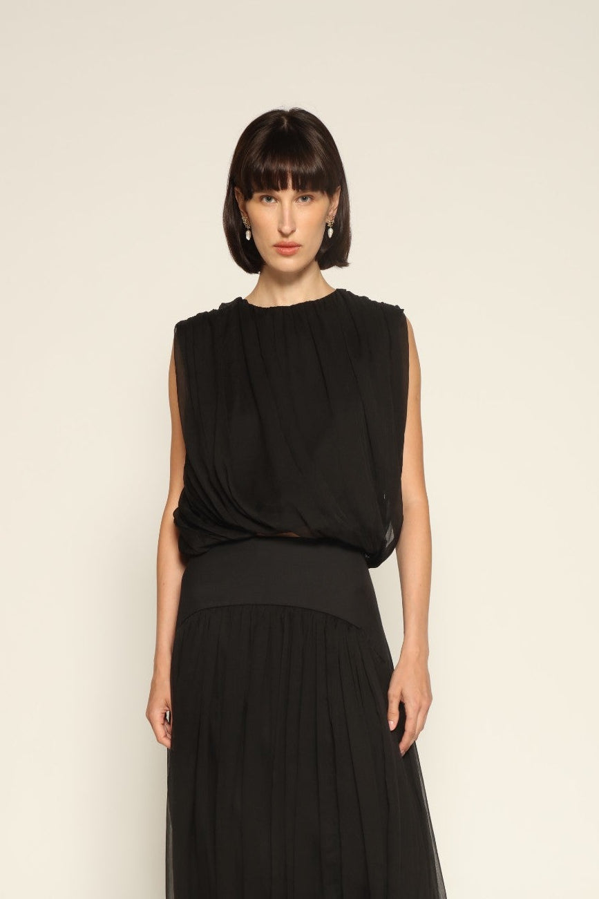 Twisted Bubble Top - Abadia