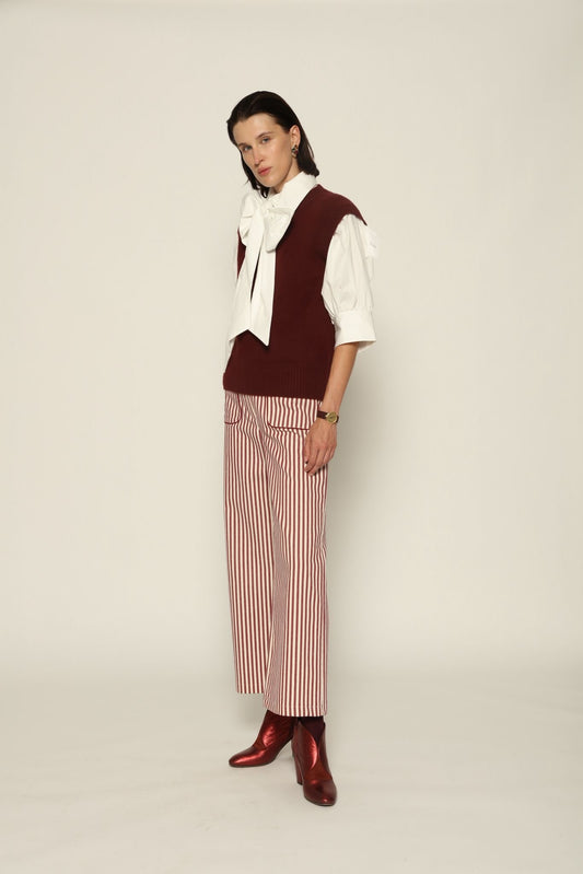Clinta Striped Trousers