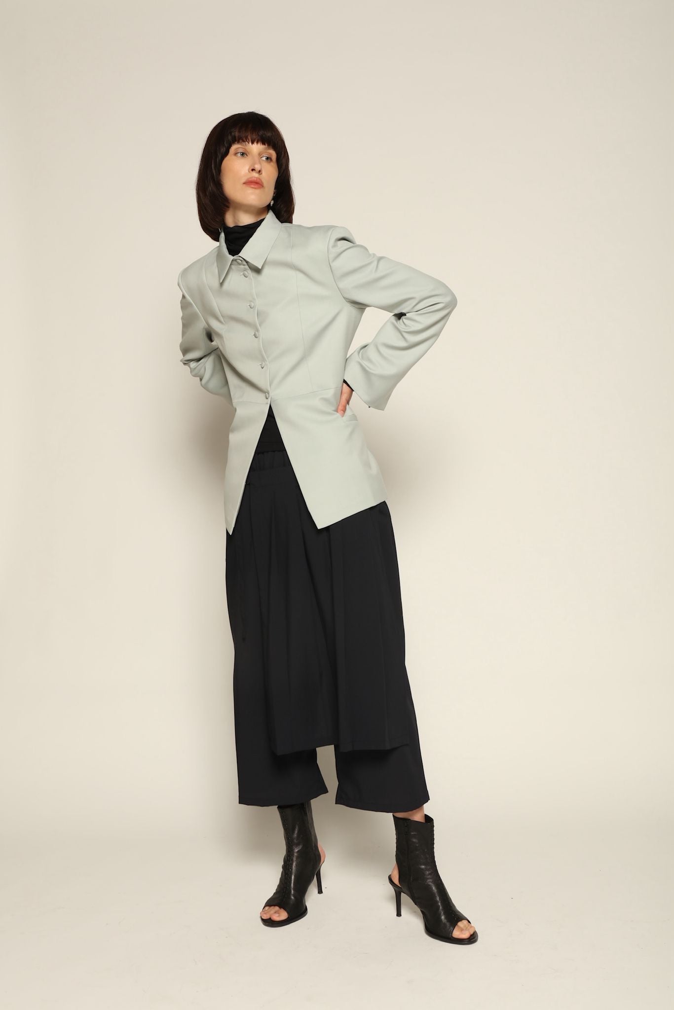 Navy Blue Om Pants