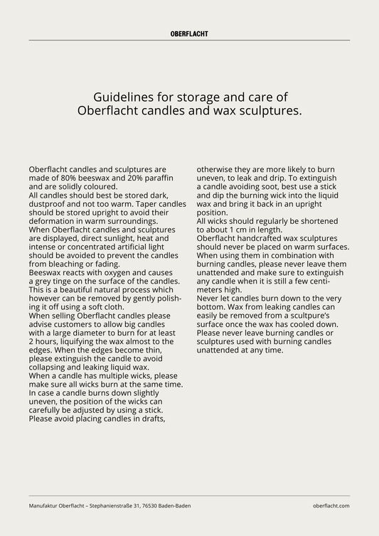 Twig Pair in Black - Oberflacht