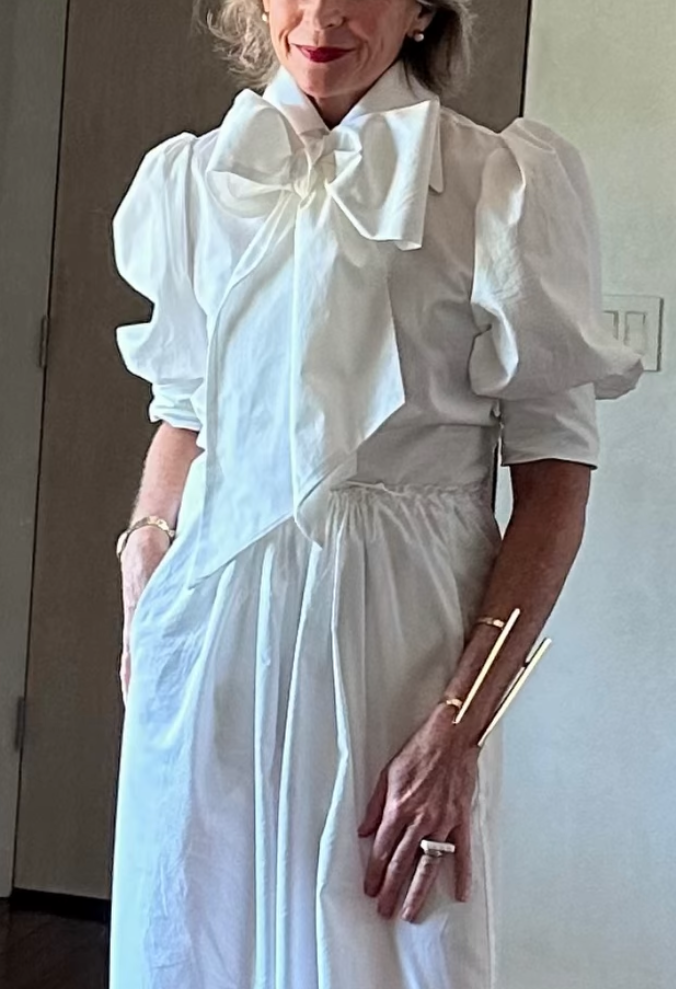 Karin Organic White Blouse - House of Woven Stories