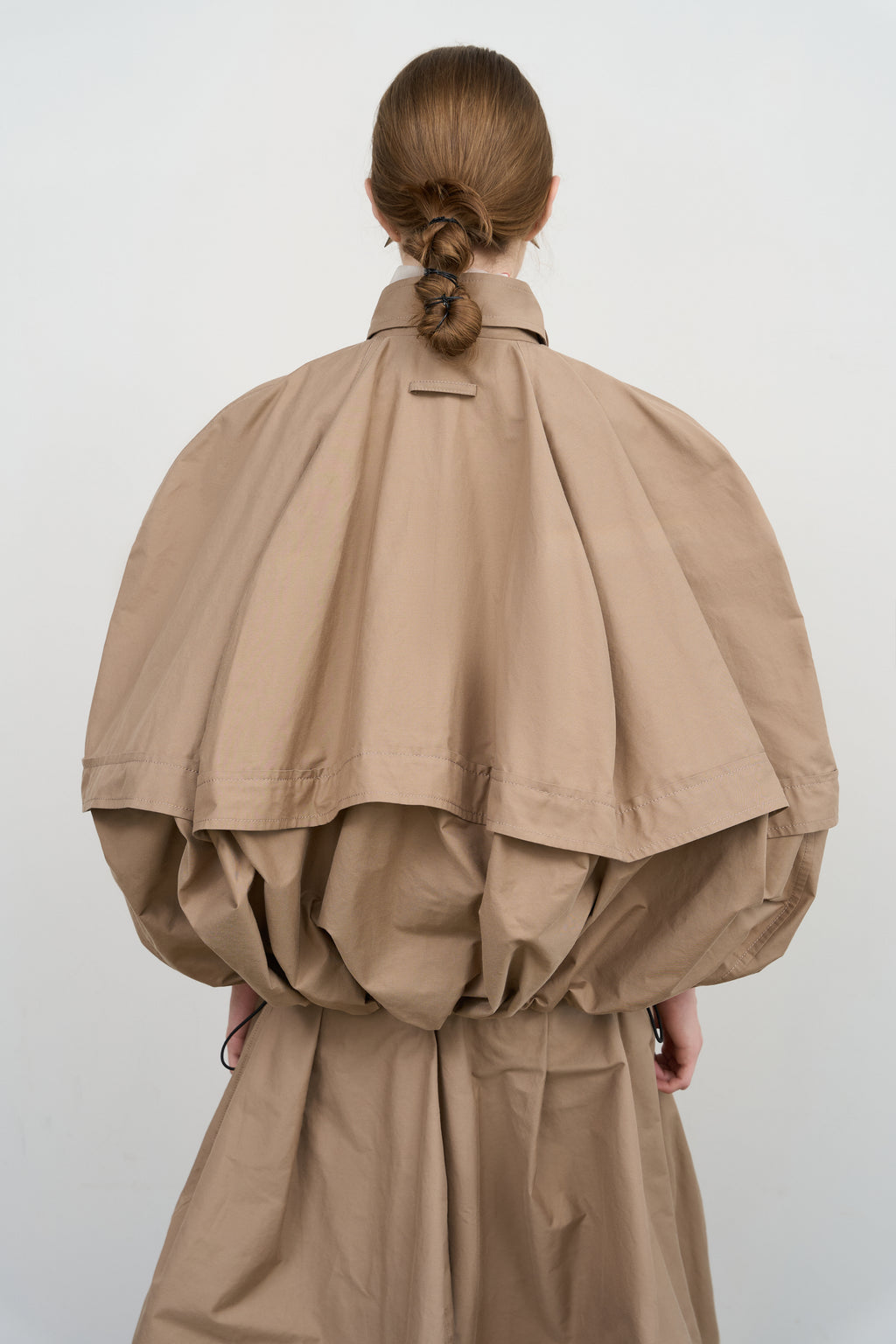Decontructed Bomber-Style Cape - Litkovska