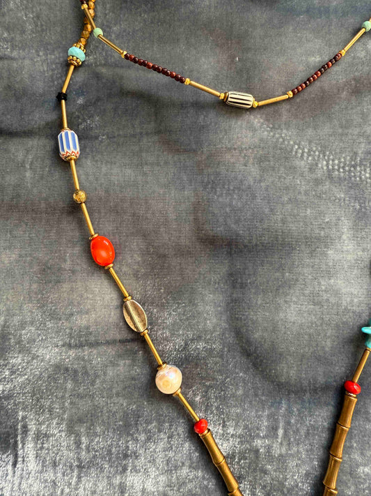 Double Souq Cross Necklace