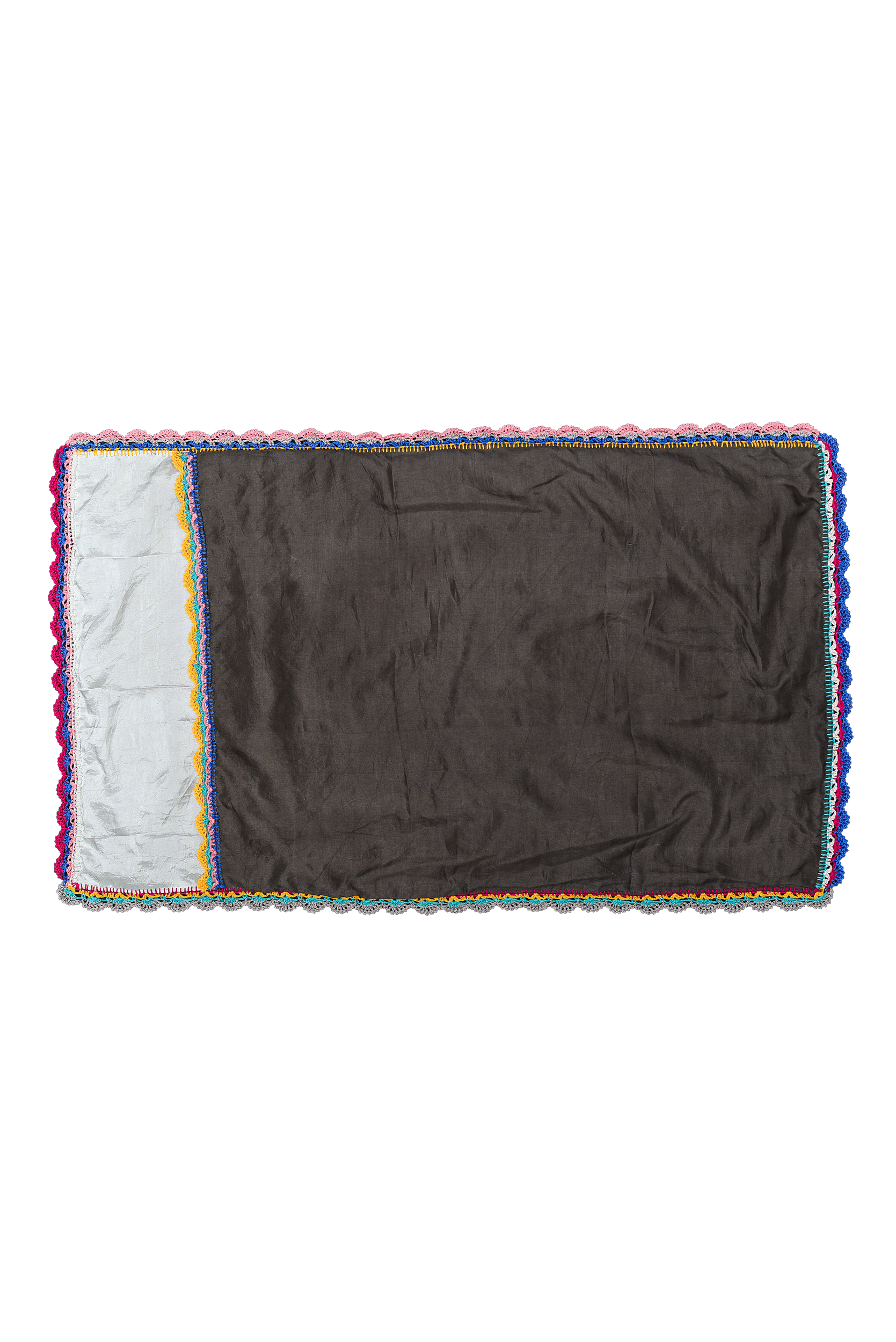 Soft, breathable Ophelia silk pillowcase by Supernaturae, handwoven in Murshidabad, India, and naturally dyed by Zapotec artisans in Oaxaca, Mexico with traditional pigments for rich, vibrant colors.