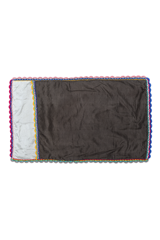 Soft, breathable Ophelia silk pillowcase by Supernaturae, handwoven in Murshidabad, India, and naturally dyed by Zapotec artisans in Oaxaca, Mexico with traditional pigments for rich, vibrant colors.