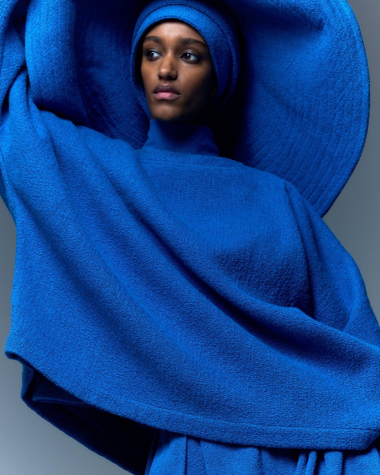 The French Blue Boucle Sweater - Marrakshi Life