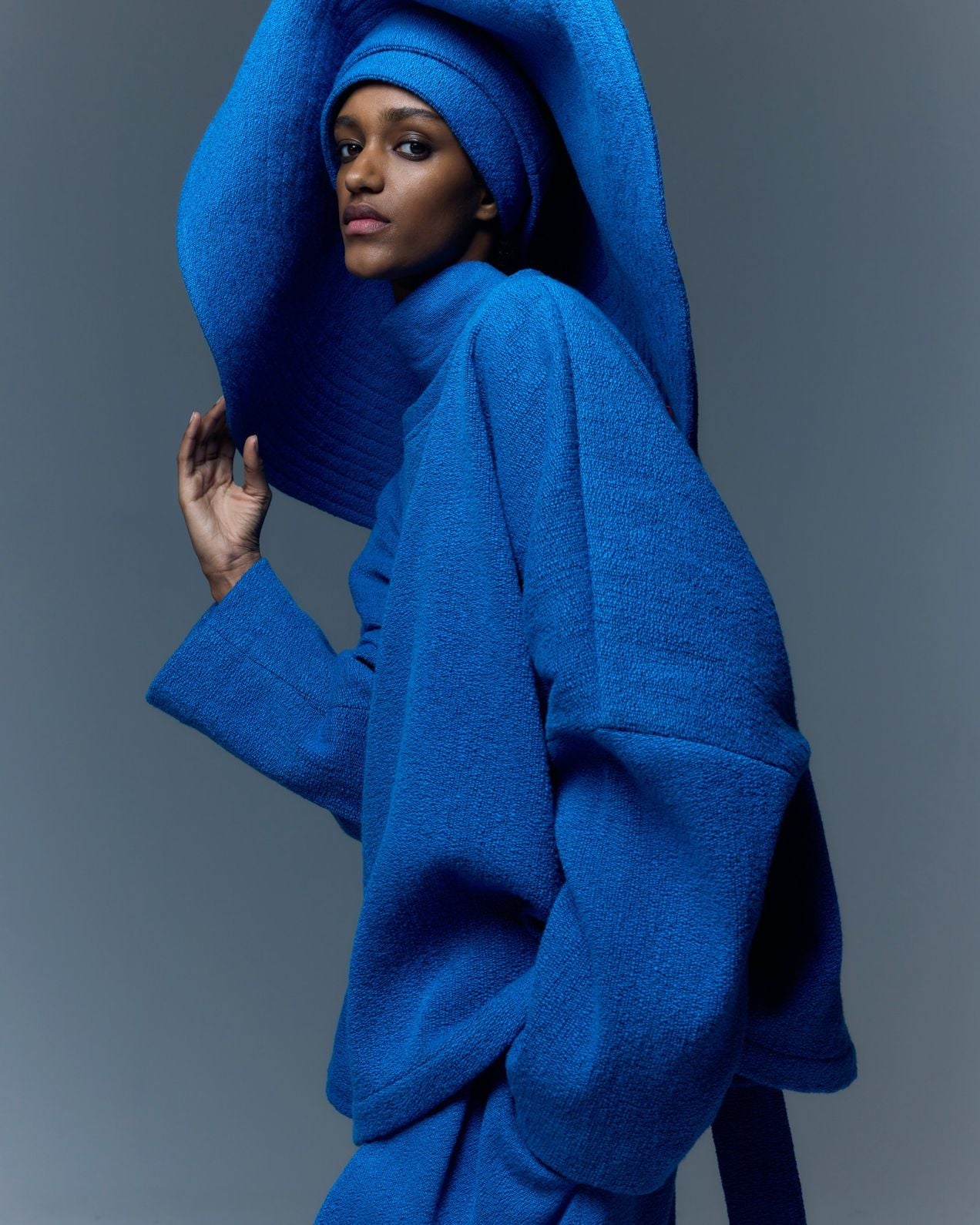 The French Blue Boucle Sweater - Marrakshi Life