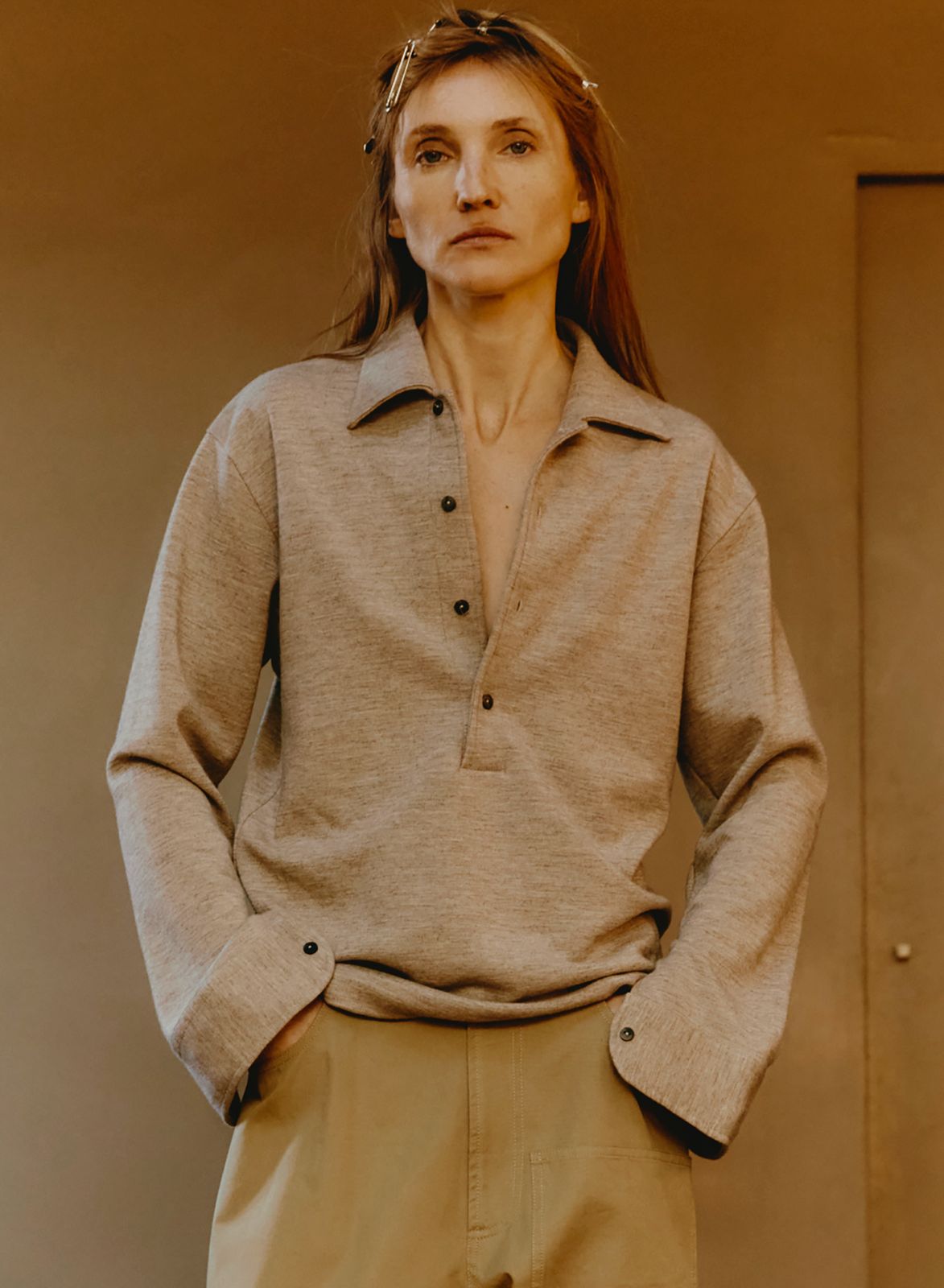 Maison Jejia Maddy Gilet with a relaxed sleeveless silhouette designed for expressive autumn and winter layering, curated by House of Nomad Stories