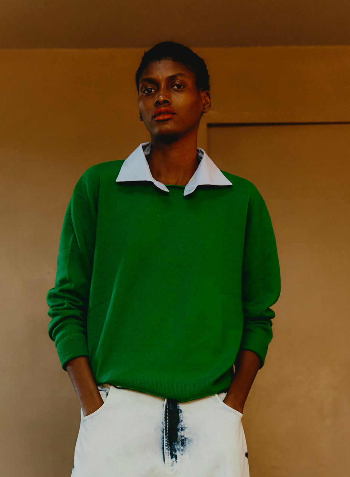 Maison Jejia Nina Sweater with a soft textured finish and relaxed silhouette for effortless cold season layering, curated by House of Nomad Stories