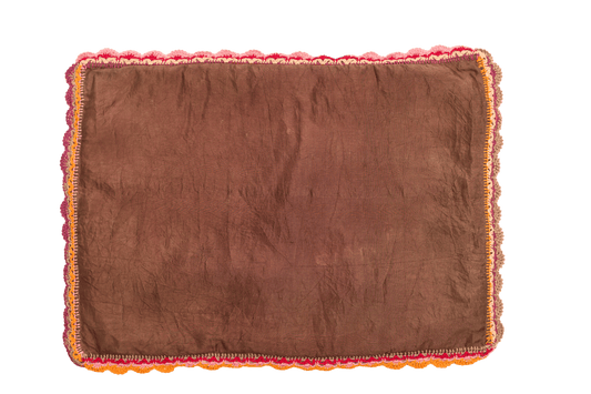 Soft, breathable Ophelia silk pillowcase by Supernaturae, handwoven in Murshidabad, India, and naturally dyed by Zapotec artisans in Oaxaca, Mexico with traditional pigments for rich, vibrant colors.