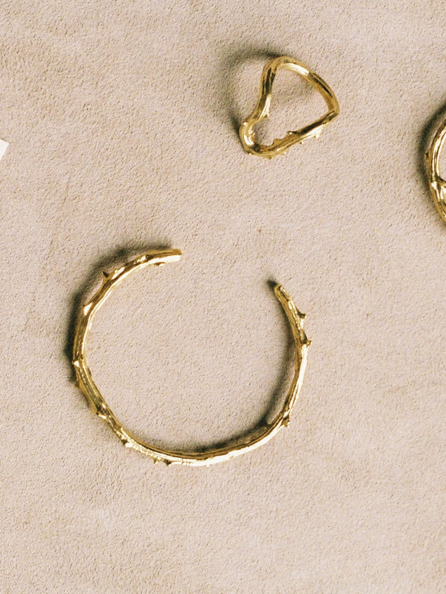 Handcrafted Ronce Sauvage Bangle by Atelier Margaux Toussaint from the House of Woven Stories selection