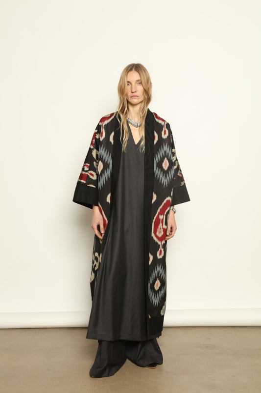 Aura XL Ikat Silk Coat - ALEKSANDRAVIKTOR x HONS