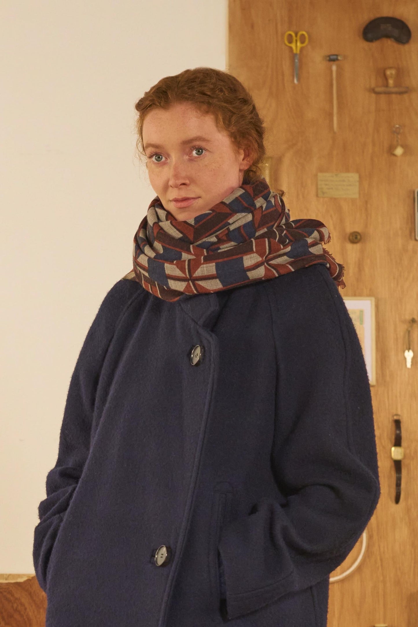 Echarpe N°695 Navy Blue - Moismont