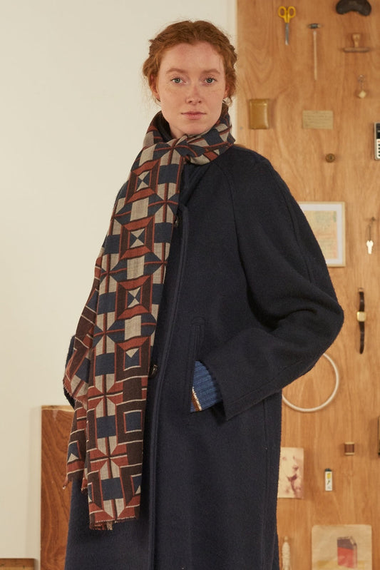 Echarpe N°695 Navy Blue - Moismont