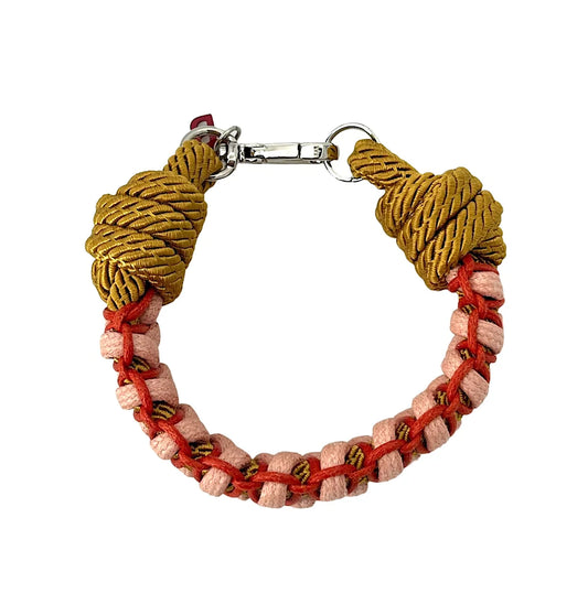 EMIL bracelet by MY BOB, handmade macramé bracelet inspired by 70s bohemian style and global traditions, available in various colors, handcrafted in Italy, adds a unique and personal touch to any outfit.