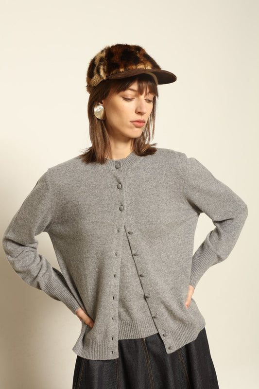 Graphite Nathalie Cardigan - House of Woven Stories