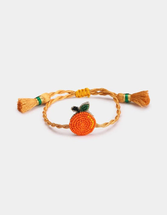 Discover Olivia Dar’s hand-beaded Orange bracelet from the Fruit Punch collection. Handmade in New Delhi with sustainable materials and ethical craftsmanship. Part of House of Woven Stories selection.