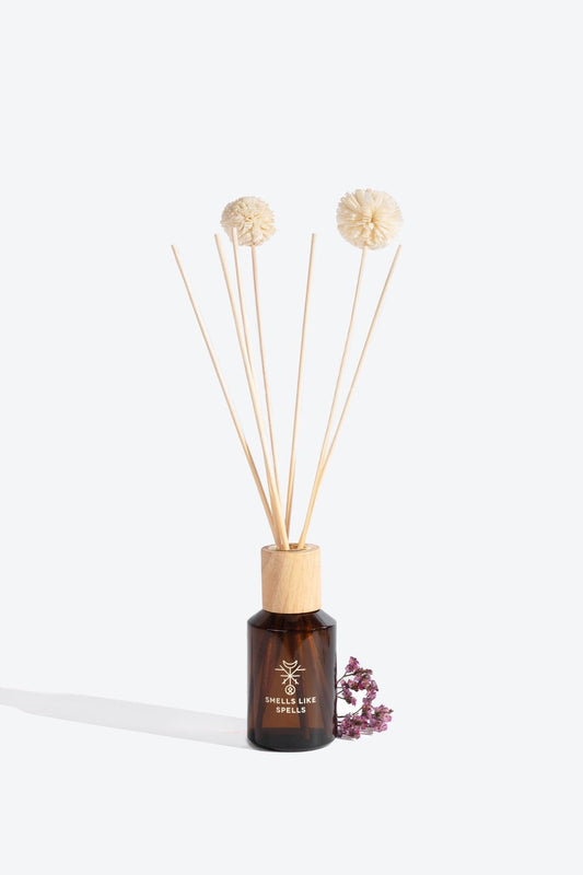 Handcrafted by Smells Like Spells and curated by House of Woven Stories, this organic home diffuser inspired by Norse goddess Idunn promotes youth, vitality, and sensuality through natural aromatherapy and mindful rituals.